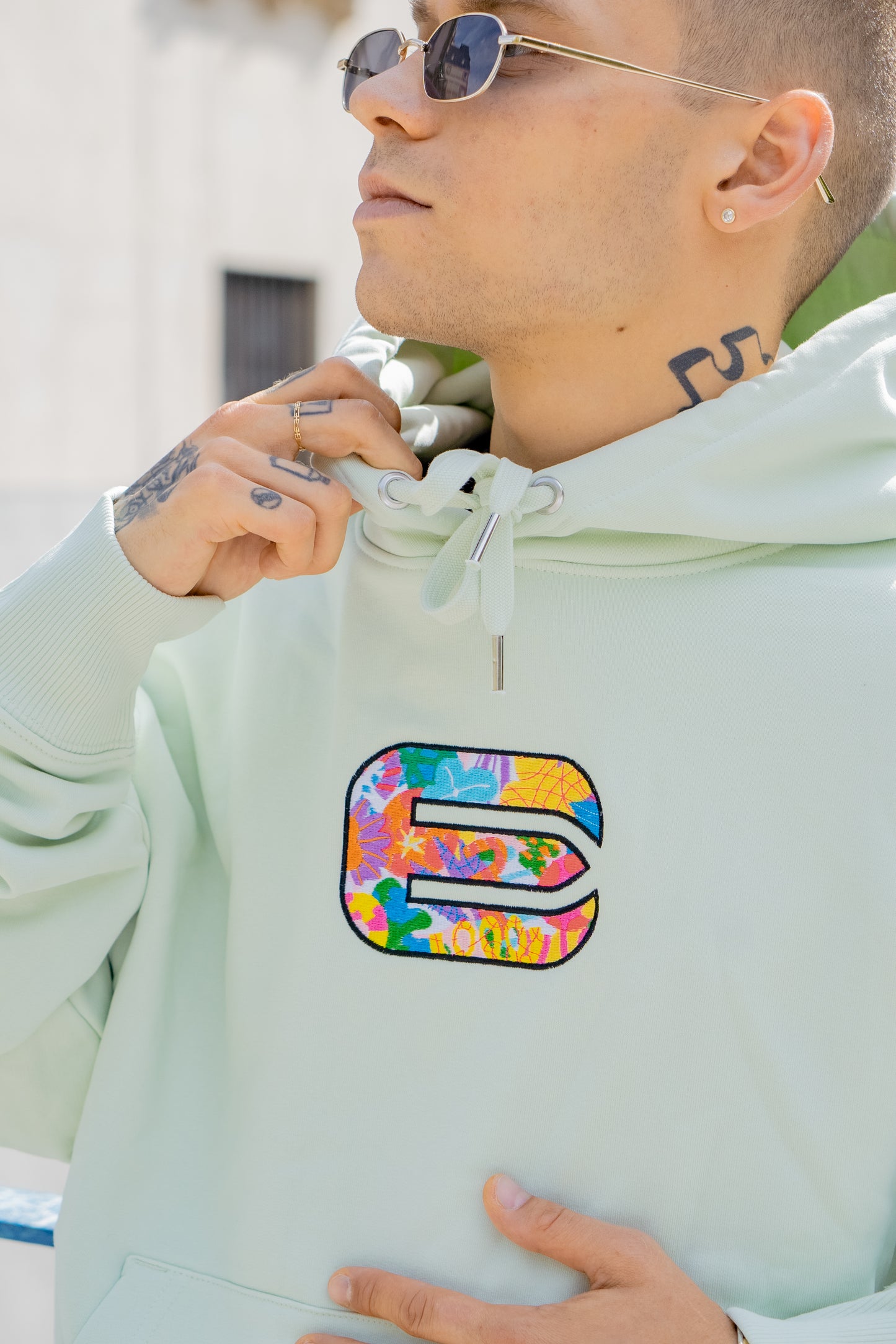 EXCITE Hoodie Mint palette_box